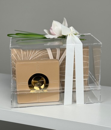 GIFT PACKAGE - RUG & MUBKHAR BEIGE
