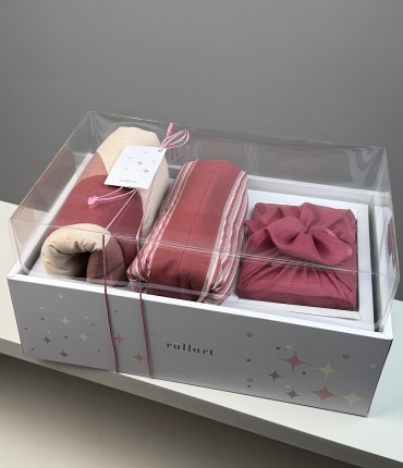 GIFT PACKAGE - SCARF - MAROON