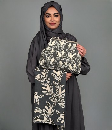 SCARF PRAYER   SET - DARK GRAY