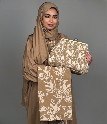 SCARF PRAYER   SET - BEIGE 